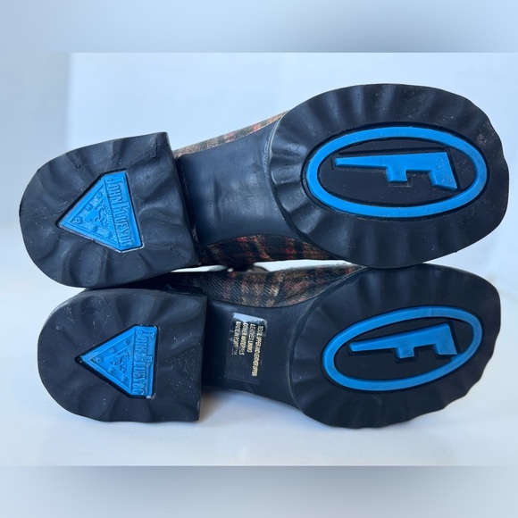 john fluevog unity aimee plaid mary jane Buckle Shoes *Flawed - Picture 9 of 11